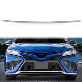 G-PLUS Chrome Front Bumper Lower Grille Grill Molding Trim Compatible with Toyota Camry SE XSE 2021 2022 Replacement for 5312206130 TO1044127