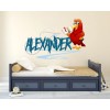 Kraftmatics Design Wise Owl Custom Name Wall Decal Vinyl Sticker