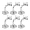 6 Pcs Wall Handrail Bracket 304 Stainless Steel Strong Bearing