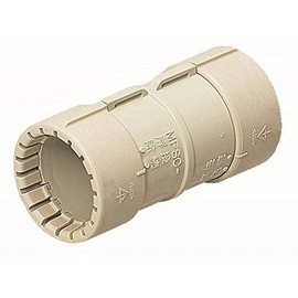 Mirai Kogyo PF Tube Coupling, For PF Tube 14, Beige, 10 pieces, MFSC-14G10