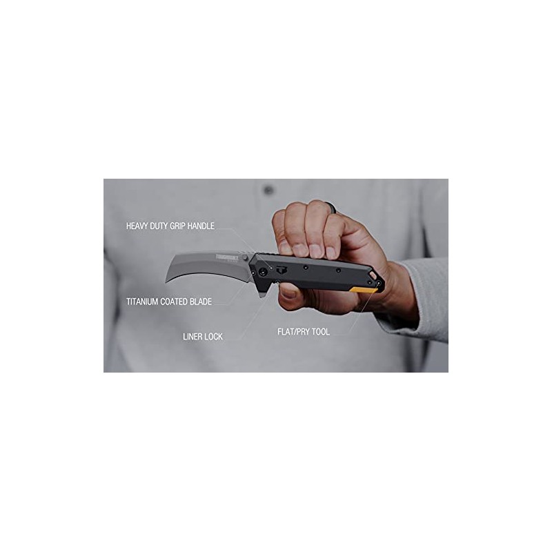 Toughbuilt - Cuchillo plegable Hawkbill (TB-H4-30-HB)