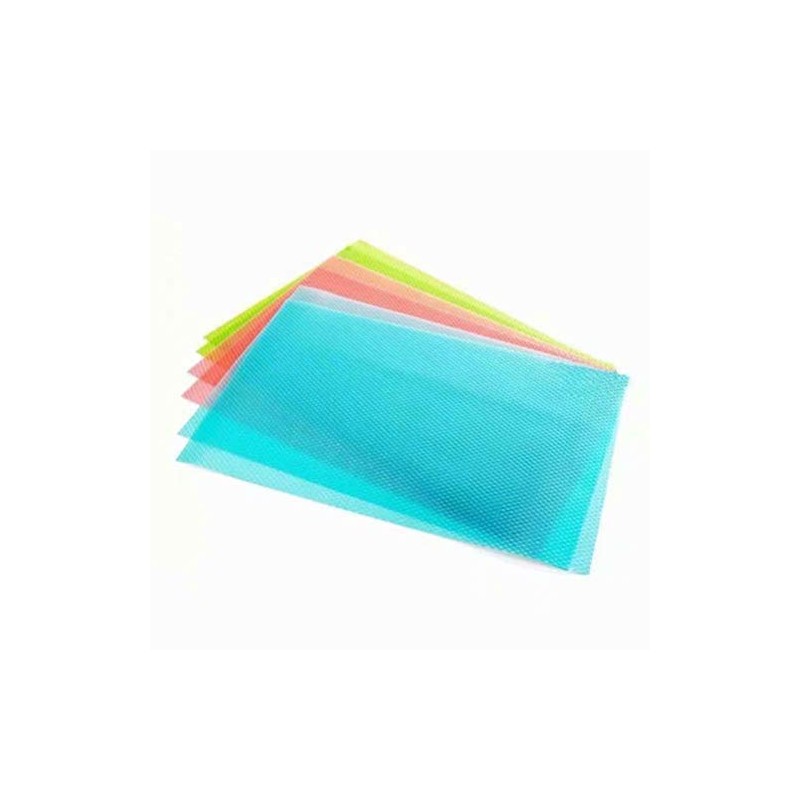 Prettyui 4 Pcs Fridge Liners, Fashion Refrigerator pad Antibacterial antifouling