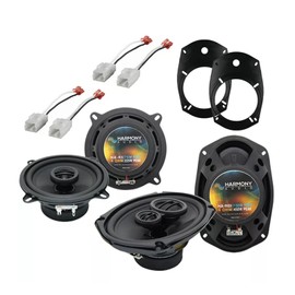 Harmony Audio Bundle Compatible with 2006-2010 Dodge Ram Truck 2500/3500 HA-R69 HA-R5 New Factory Speaker Replacement Upgrade Package