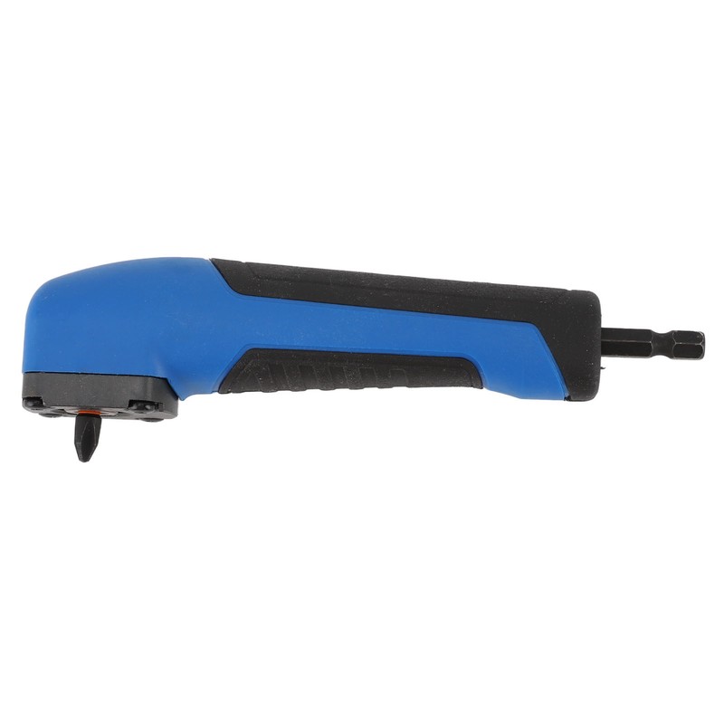 5.9in Right Angle Drill Attachment ABS Alloy Steel Ergonomic Blue