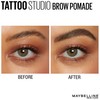 Maybelline TattooStudio Brow Pomade Long Lasting, Buildable, Eyebrow Makeup, Deep