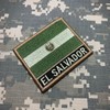 BP0203NV03 El Salvador Flag Embroidered Patch to Uniform, Kimono, Vest