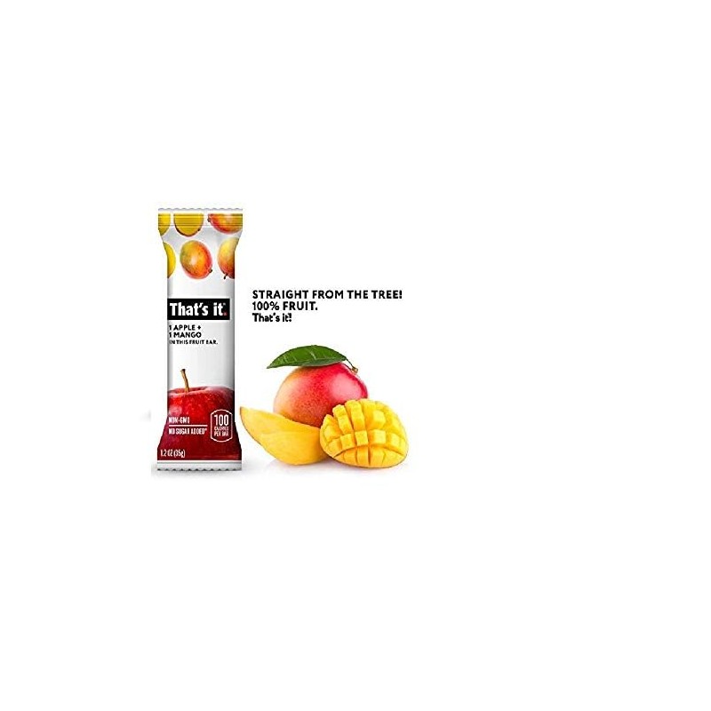 That's it , Apple + Mango , Fruit bar ,Pack