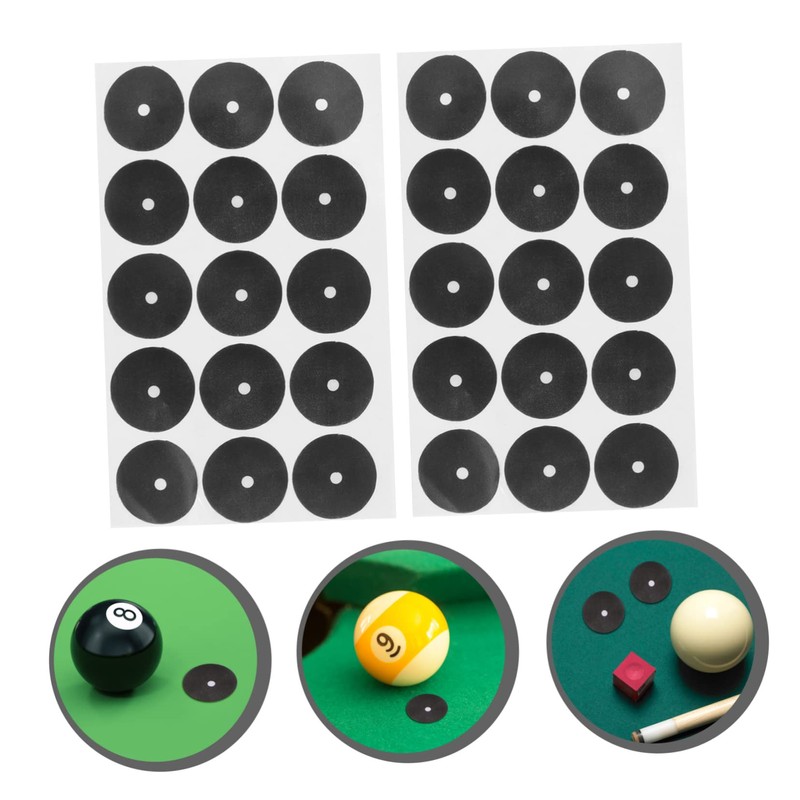 Kisangel Pool Table Necessity Billiard Spot Stickers 2 Pack of