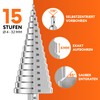 MEISTERGRIFF® Step Drill [15 Steps | Diameter 4-32 mm] for