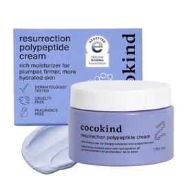 Cocokind- Crema polipeptídica Resurrection, crema hidratante facial con péptidos y escualano, crema antienvejecimiento