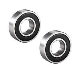 Deep Groove Bearings, 12mm x 28mm x 8mm Rubber Sealed Deep Groove Ball Bearings Pack of 10 by MACHSWON