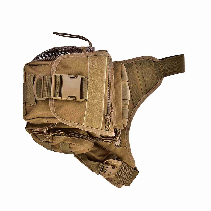 Durable Men Military Chest Shoulder Bag Pack for Travel Hiking
