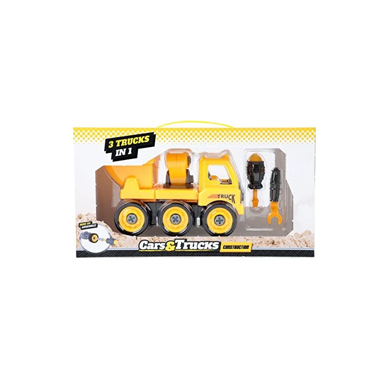 Cars & Trucks Dump Truck with Screwdriver + Key (DIY)