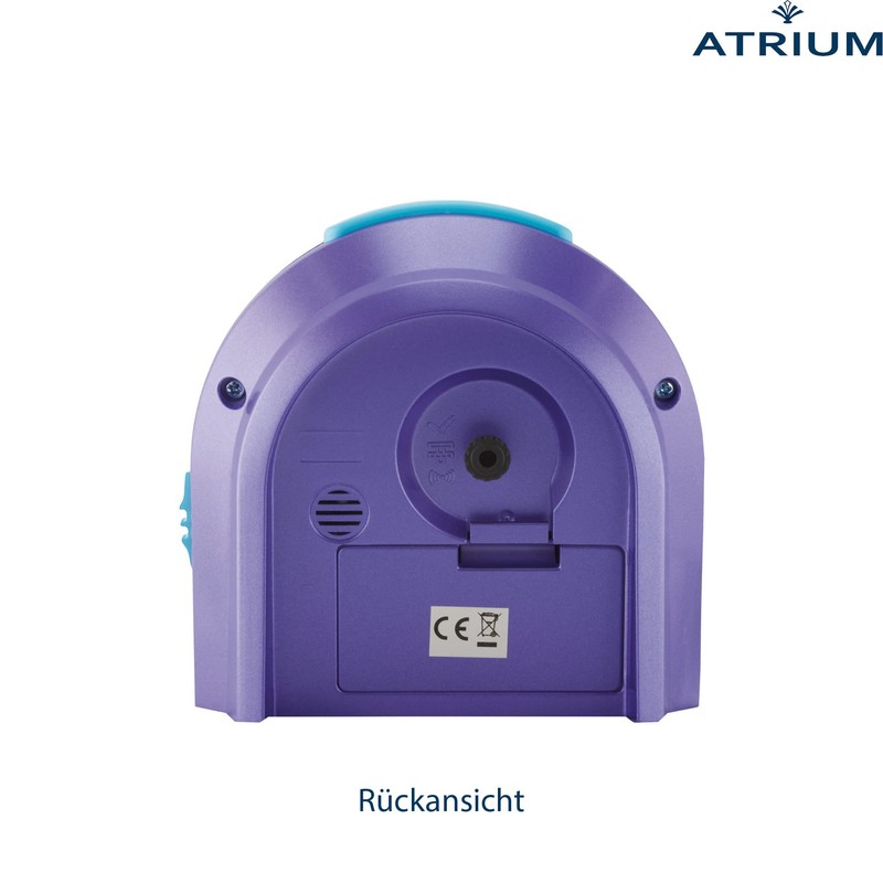 Atrium Kinder Wecker Analog Quarz ohne Ticken mit Licht und