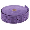 Double Purple Raffle Ticket Roll - 2000 Per Roll