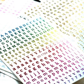 7 Sheets Laser Nail Art Stickers, Butterfly Heart Letters Numbers Stars Eyes Nail Self-Adhesive Sticker Design, 3D Gold Geometry Nail Transfer Decals for Women Girls Manicure Charms Decorations