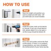 2x4 Door Barricade Brackets Heavy Duty Upgraded Door Bar Holder