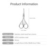 Guoxintech Nose Hair Scissors for Men and Women，Trimming Cutting Kit