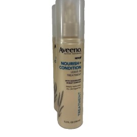 Aveeno 2x Aveeno Active Naturals Nourish + Condition Leave In Hair Treatment 5.2 oz