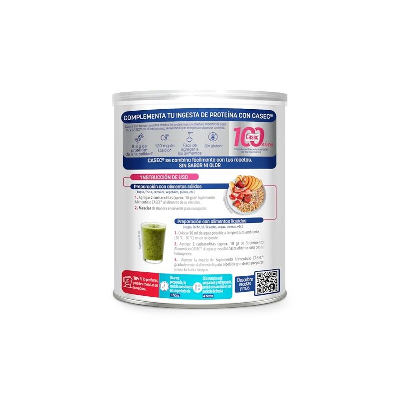 Suplemento Alimenticio, CASEC®, 300g