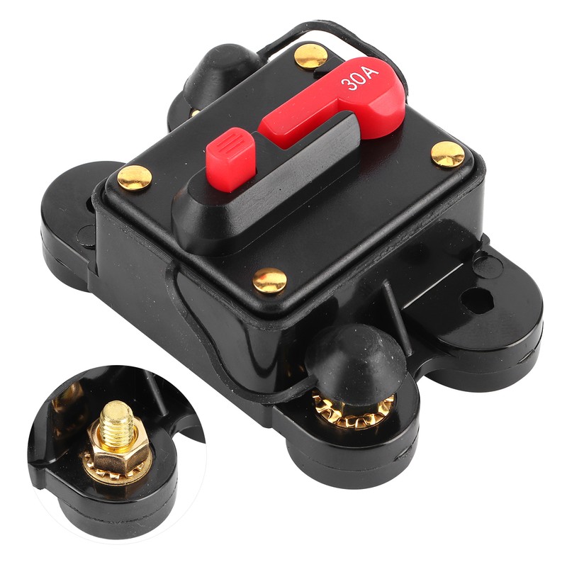 Car Audio System Fuseholder Automatic Circuit Breaker 12V‑24V DC Auto