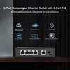 YuLinca 6 Port Mini Gigabit PoE Switch with 4 PoE+