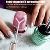 BOXOB Cat Eye Heart Magnet for Nails, Professional Cat Eye