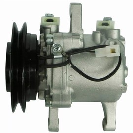 A/C Compressor Kit with Drier SVO7E for Kubota for M108S M5040 M6040 M7040 M9540 M8540 Tractor AC Compressor Replace Automotive Replacement Air Conditioning Compressors 3C58150060, 3C58197590