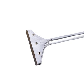 Warner Tool 11221 6" H.D. Paint & Wall Scraper, 24" Steel Handle with Threaded Soft Grip