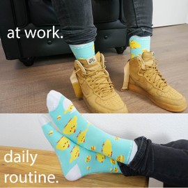 TwoSocks Easter Socks Men Women & Men's Stockings Easter Socks Cotton One Size Easter Gift, Easter gift set, One Size