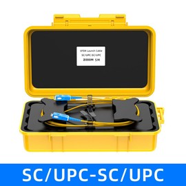 Peakloong Fiber Rings Fiber Optic OTDR Launch Cable Box 2km Dead Zone Eliminator SC/UPC-SC/UPC