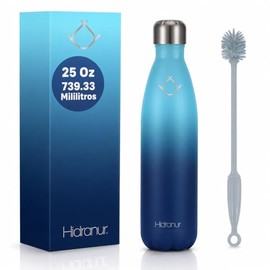 Termo de Acero Inoxidable 25 Oz (739.33 ml) Doble Aislamiento Térmico, Termo Para Café Tapa Hermética, Termo, Incluye Cepillo de Lavado, No Tóxico, Li