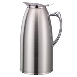 Service Ideas Water Pitcher, Stainless Steel, Satin, 2 Liter (WP20SA)