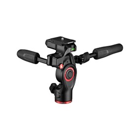 Manfrotto Befree 3-Way Live Head, 3-Way Head for Tripods, Fluid Head in Aluminium for Cameras and Video Cameras up to 6 kg, Ultra-Compact, Photography Accessories for Content Creation, Photo and Video