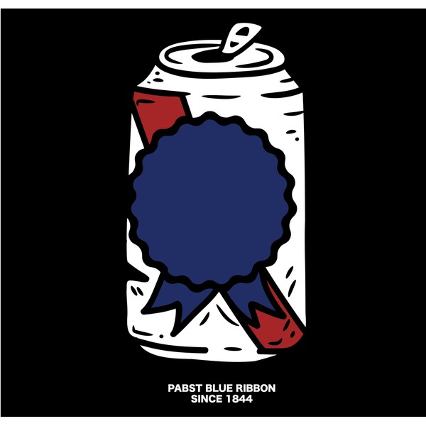 Pabst Blue Ribbon Bumper Car Sticker Set - 3 Pack