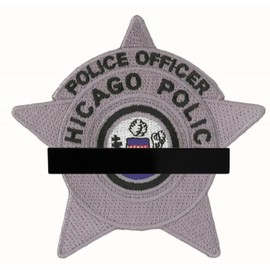 Hero's Pride Black Badge Shroud, Metal Mourning Badge for Patches and Garments, Jet Black, 2-1/2 x 3/8"