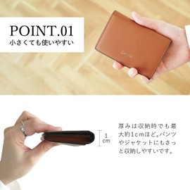 Anglid UNG-51780 Card Case, Business Card Holder, Commuter Holder, Oak, oak (58)