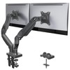 HUANUO Dual Monitor Stand - Full Adjustable Monitor Desk Mount