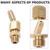 1/8" DN6 Brass Gushing Spray Water Fountain Nozzles, Universal Water