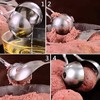2PCs Meatball Maker Scoops, None-Stick Meatball Maker Scoop with High