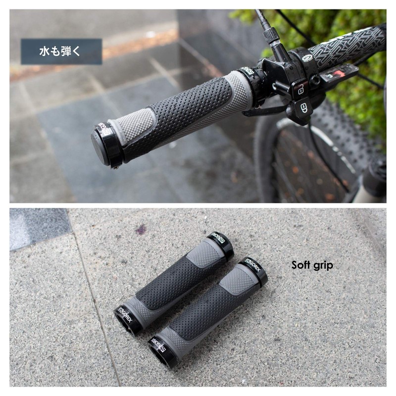 GORIX GX-776AD3-L2-G2 Bicycle Grip [Double Lock On Grip Cross Bike