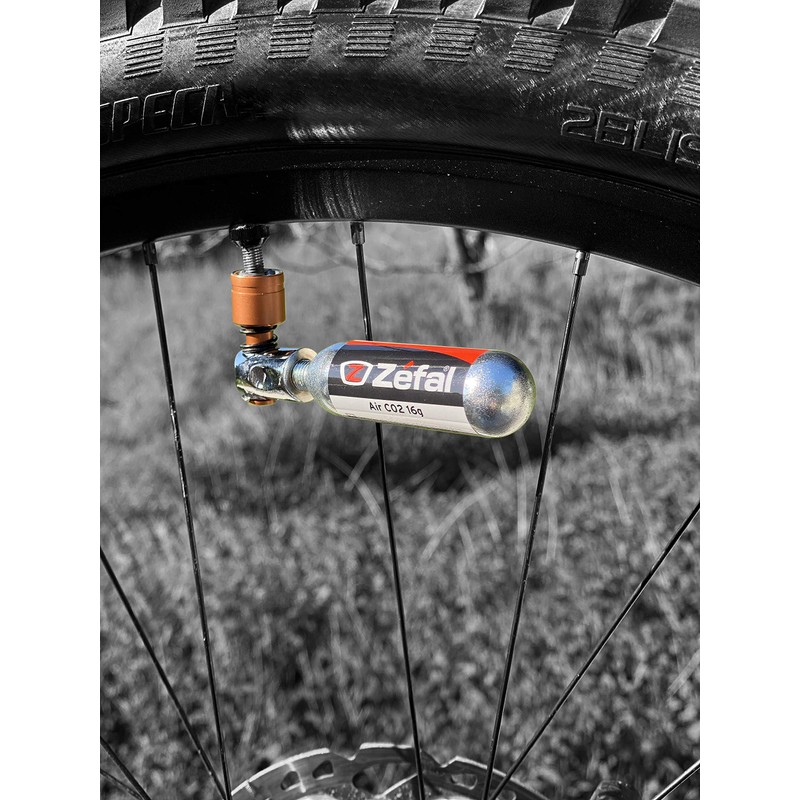Zefal EZ Big Shot Co2 Inflator, Bronze/Silver