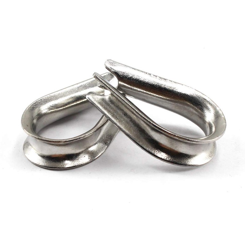 304 Stainless Steel Wire Rope Thimble Cable Thimbles Rig Up