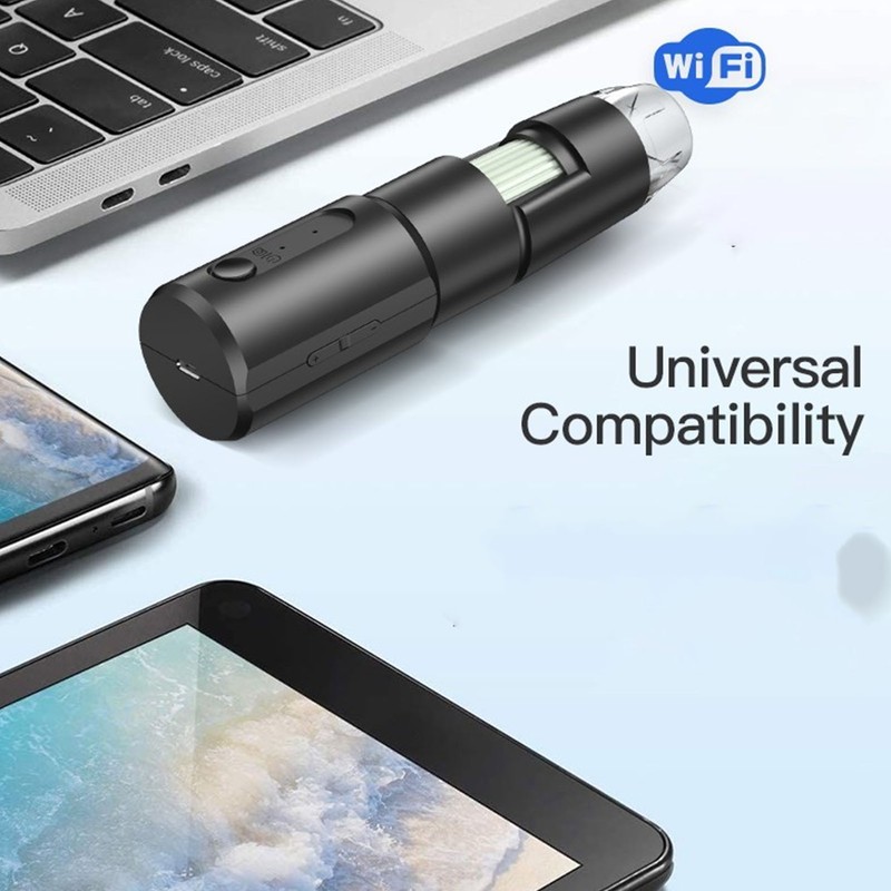 Portable Microscope USB 50X‑1000X Magnification 640x480P Resolution 360 Degree Rotatable