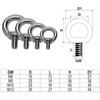 Priostahl® Ring Bolt V4 A Stainless Steel Screw Ring Bolts