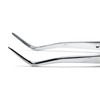 Dental Meriam Foil Cotton Tweezer 16cm Serrated Angled Beak Dressing