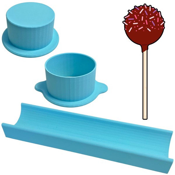 Deluxe Circle Cake Pop Mold Set with 9in Tray –