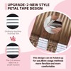 Sweetmet Invisible Tape in Hair Extensions Real Human Hair 3rd-Generation