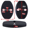 Negesu Compatible Door Striker Cover Volkswagen Black