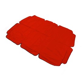Swing Canopy Cover, Waterproof Outdoor Swing Canopy Replacement 420D Silver Coated Oxford Fabric Swing Chair Canopy for Outdoor Garden Patio Red(164 * 114 * 15CM)